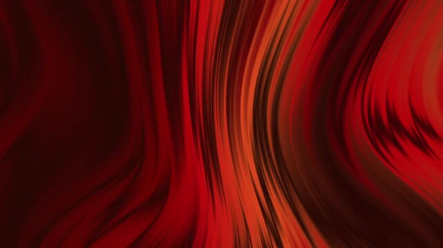 Abstract red background with smooth flowing lines and waves, dynamic motion effect, vibrant orange and dark red gradient texture for modern design