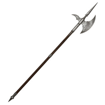 Medieval Poleaxe Weapon