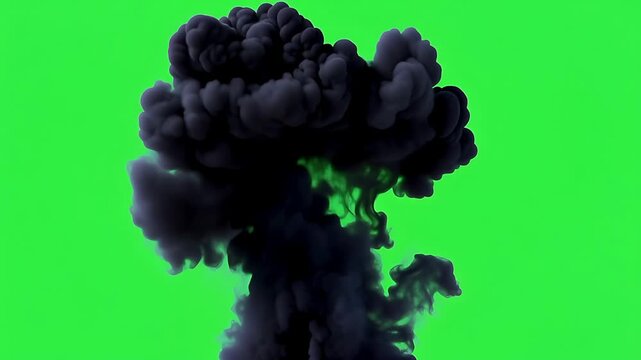 Medical Emergency Smoke Alert Green Screen Effect