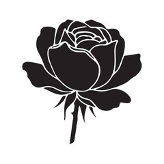 Obraz premium Refined Floral Rose Element for Logos and Prints