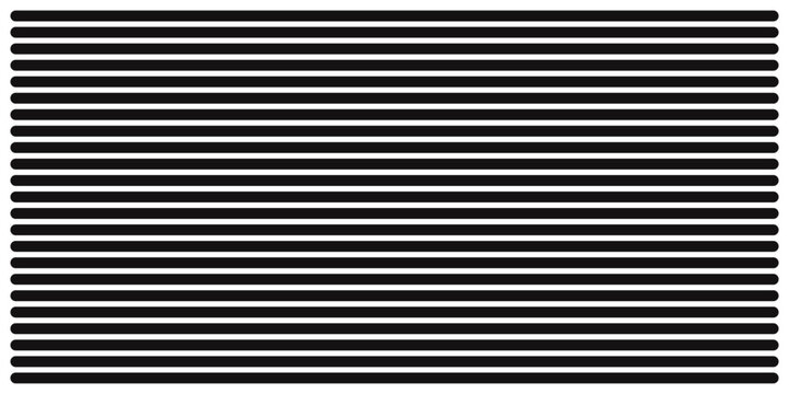 Vertical black parallel straight sticks isolated on white background. Simple striped graphic print. Texture of prison bar. Vector  illustration.