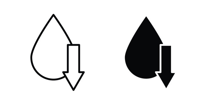 Low water level icon
