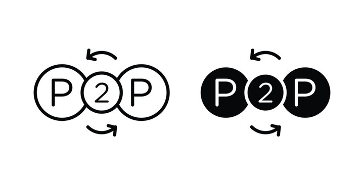 Peer to peer icon