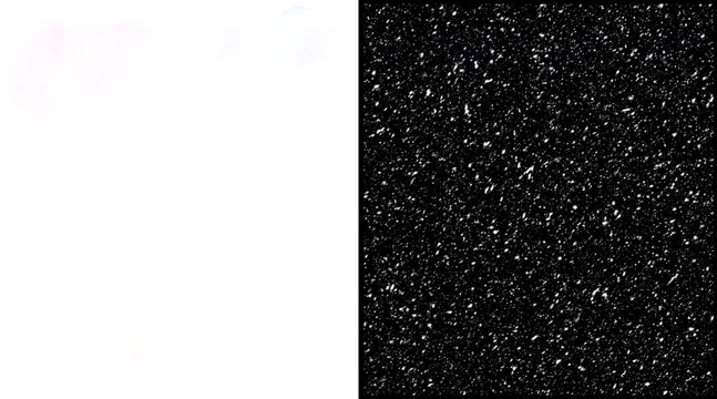 Minimalist split screen background, high contrast white and black grainy texture, abstract dual tone composition for graphic design
