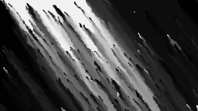 Abstract black and white noise texture with random grain pattern, suitable for backgrounds and design overlays.