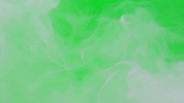 Transparent Smoke Haze Green Screen Overlay