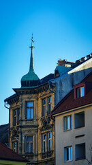 Obraz premium Historic Residential Buildings and Street Architecture in Bratislava Old Town