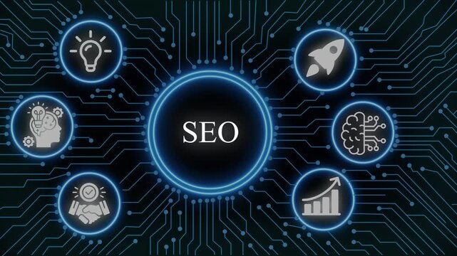 Seo search engine optimization strategy digital marketing concept