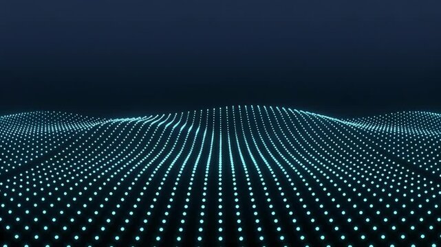 Digital Dot Grid Abstract Technology Background