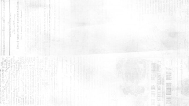 Video Effect,Grunge Newspaper Texture Page Turn Unfolding Transition.Animated white grunge paper unfolding transition on black background