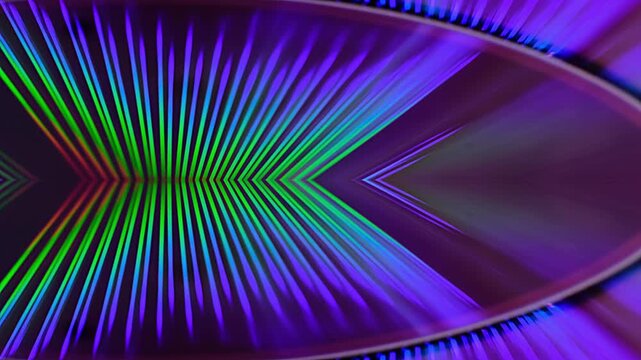 Reflection of the surface of a DVD discs, multiple optical discs stacked on top of each other like fish scales, colorful lines on the surface are caused by thin-film interference and diffraction