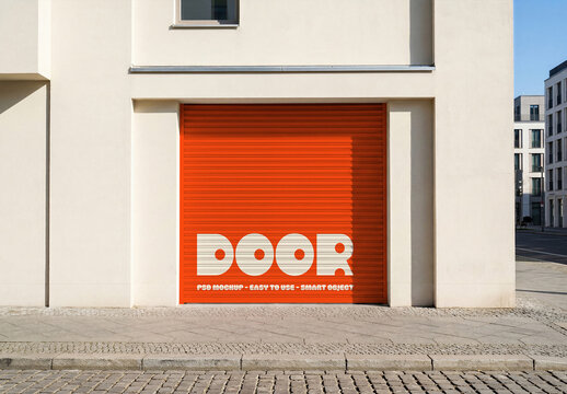 Garage Door Mockup