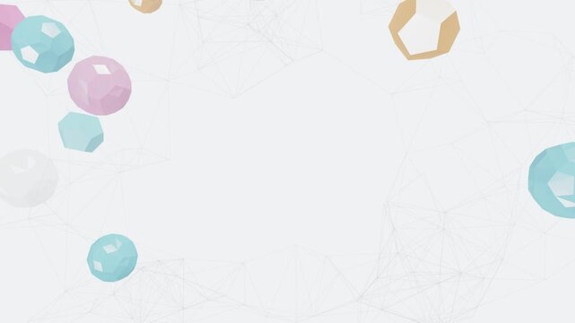 Clean and minimalist modern abstract stock background video.  ideal for slide presentations and technology branding.