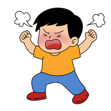 Angry boy