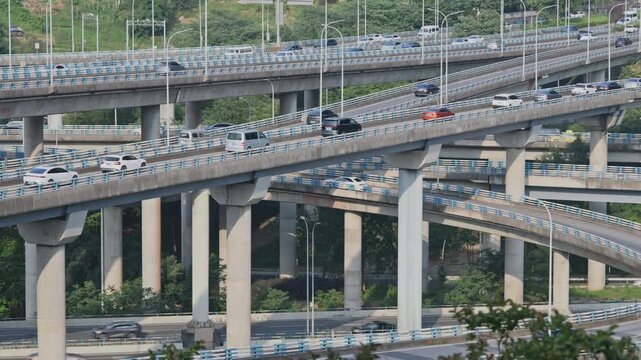 Huangjuewan interchange Overpass in Chongqing china