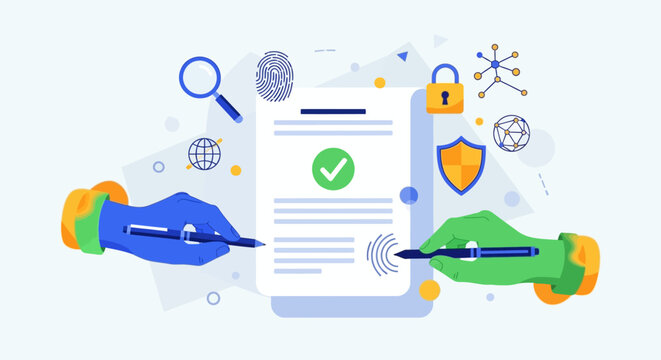 Corporate teams ensure compliance with document verification process