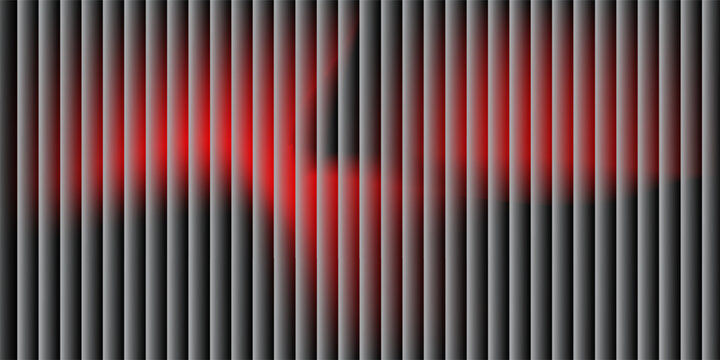 vibrant red glowing vertical strip sound wave abstract background