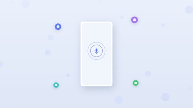 Flat design bluetooth pairing smartphone with wireless earbuds