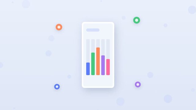 Flat design mobile app onboarding carousel screens