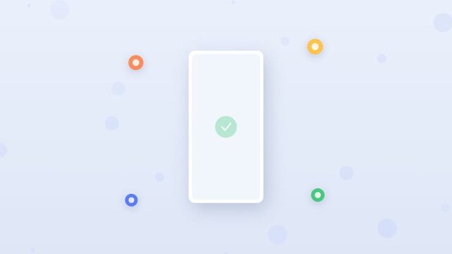 Flat design delivery tracking app with package on route