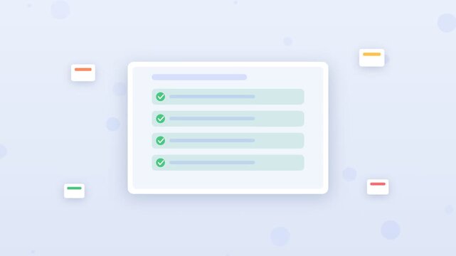 Flat design tablet recipe app with ingredients and timer