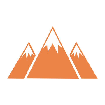 Flat design fire triangle safety symbol