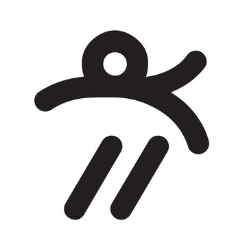 Black and white icon of a person with a smiley face expression illustration representation proposal overview synopsis abstract compendium quintessence substance keystone cornerstone