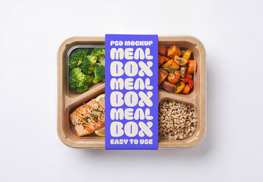 Healthy Meal Box Mockup