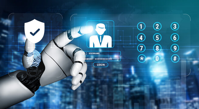 An AI based multi factor authentication system for digital security. Using AI with biometrics and PIN codes for secure user login. Motif