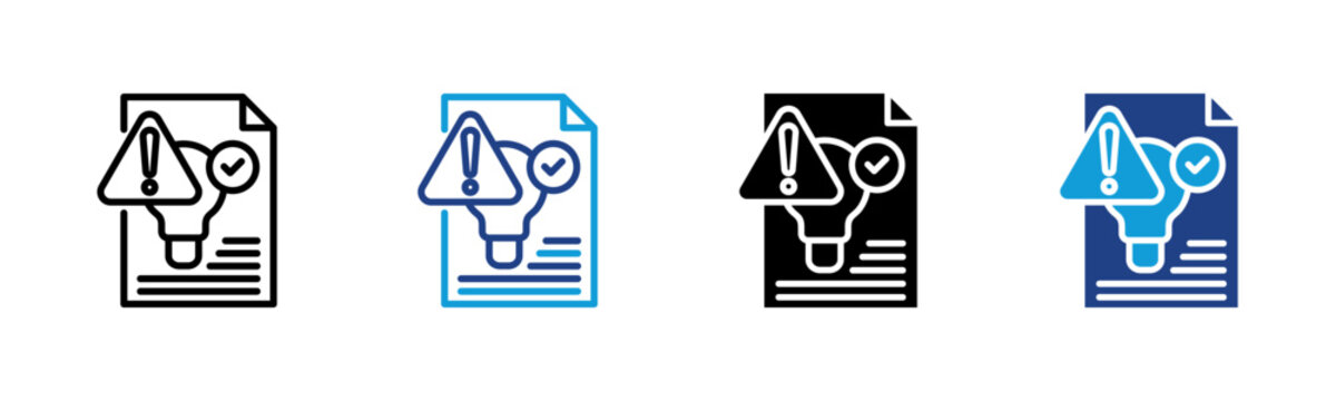 Problem Statement Web icon with multiple style collection