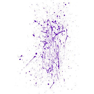 purple paint splash