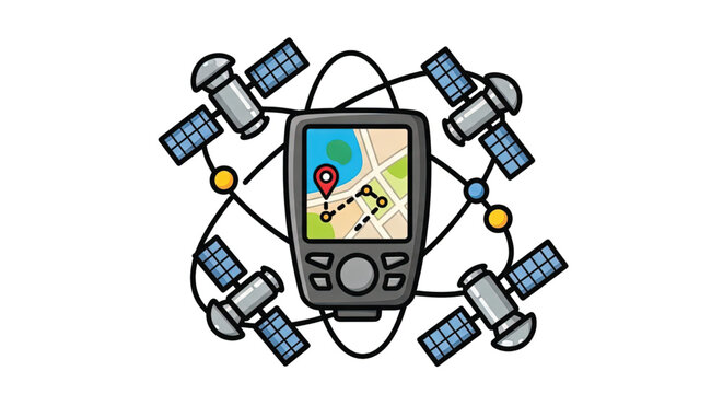 GPS Device with Satellite Navigation System.