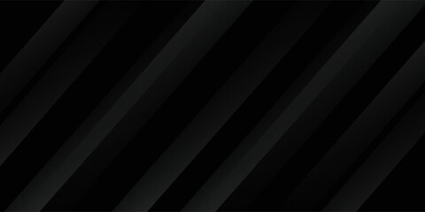 Obraz premium Black abstract background. Elegant dark diagonal shape elements.