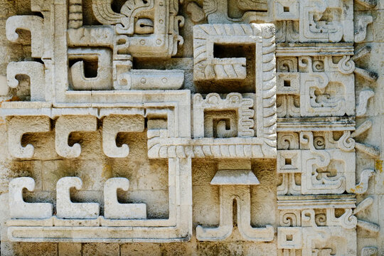 Pre-Columbian Carved Stone Pattern