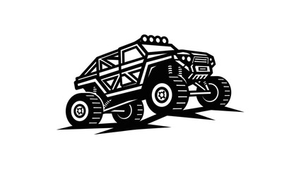 Off road monster truck extreme adventure vehicle illustration. © Surep