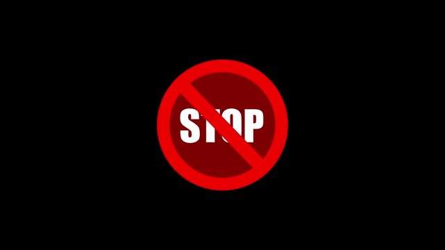 Ignoring Stop Signs Prohibited Traffic Sign for Intersection Safety and Road Rule Compliance.