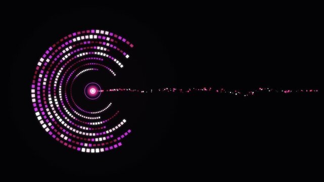 Incredible and premium cyberpunk laser sinyal waveforms loop.  Perfect for music production backdrops, cyber interfaces, and tech presentations.