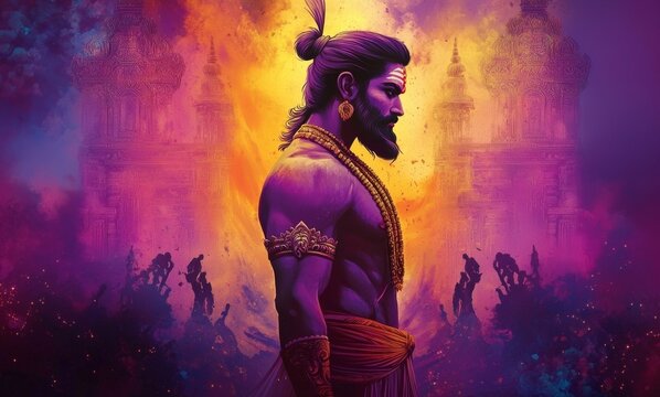 Artistic representation of the significance of Parshuram Jayanti.