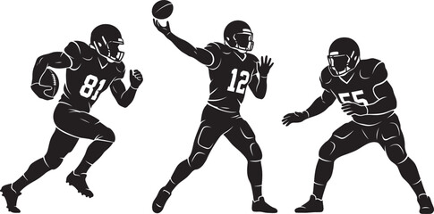 American football players in action © Mst. Taslima Akhter