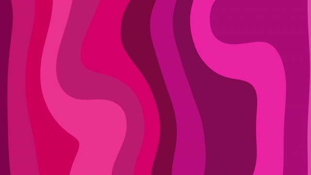 Abstract red gradient liquid background with organic distorting waves, anime style seamless loop