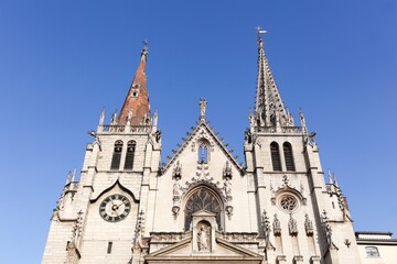 Obraz premium The church of Saint Nizier in Lyon, France