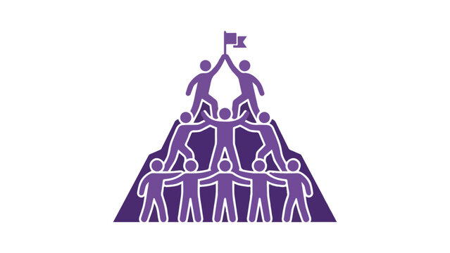 Purple pixelated mountain range with a prominent peak labeled 'Px' representing digital terrain or gaming landscapes in retro style.