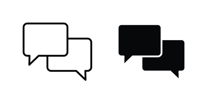 Talk bubble speech icon