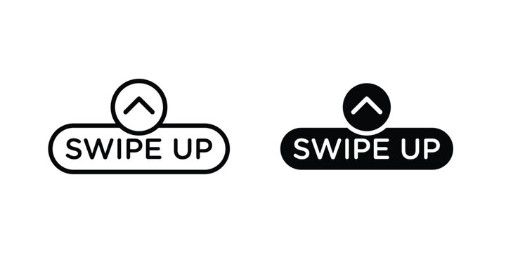 swipe up icon