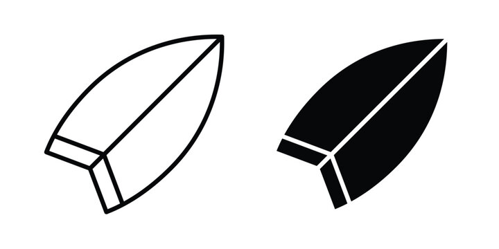 Surf board icon