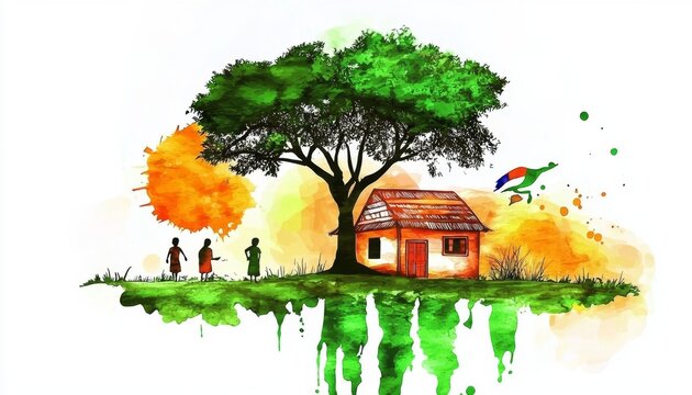Artistic background illustrating the significance of local governance.