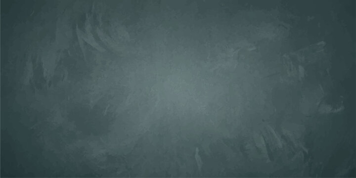 Vintage Black Chalkboard Background with Chalk and Grunge Texture