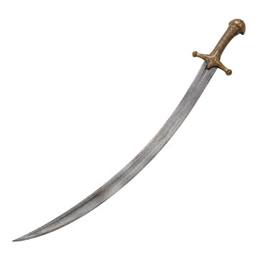 Curved Scimitar Sword