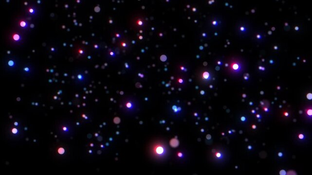 defocused pink particles background blue video