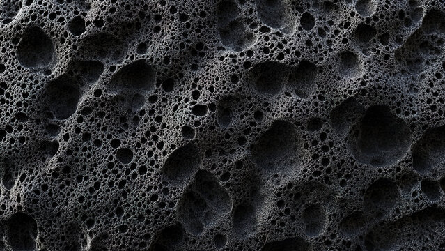 black foam sponge circle hole texture 
